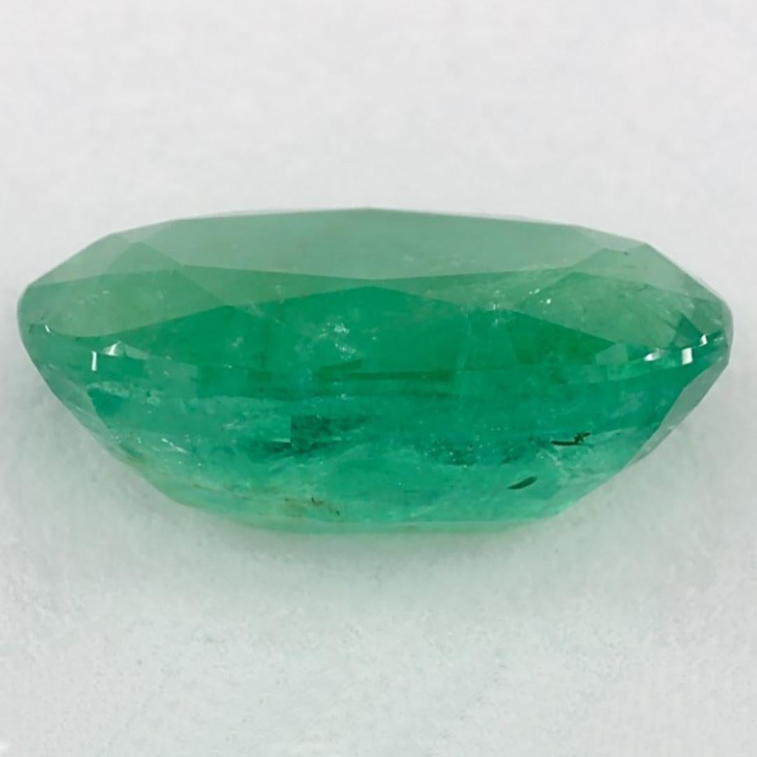 2.47 Karat Smaragd Oval Loser Edelstein im Zustand „Neu“ im Angebot in Fort Lee, NJ