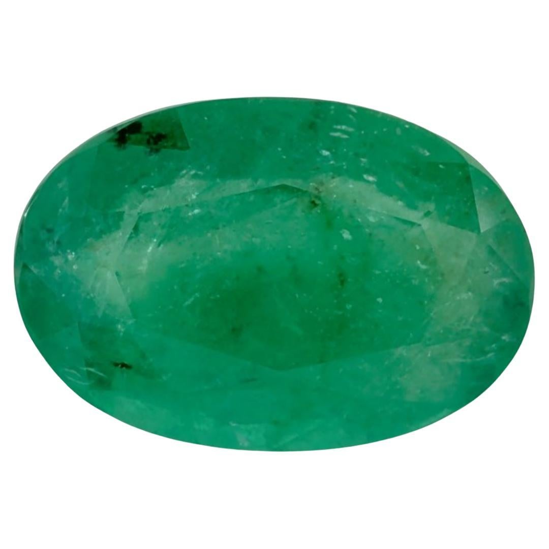 2.47 Ct Emerald Oval Loose Gemstone (pierre précieuse en vrac)
