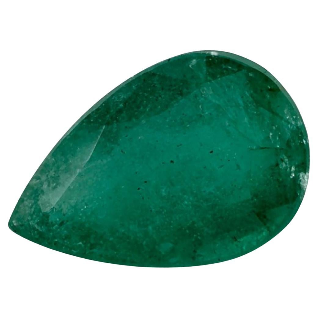 2.47 Ct Emerald Pear Loose Gemstone For Sale