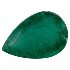 2.47 Ct Emerald Pear Loose Gemstone