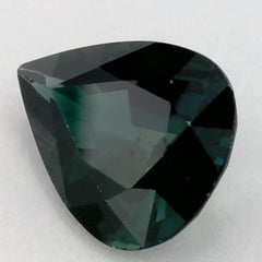 2.47 Ct Green Sapphire Pear Loose Gemstone