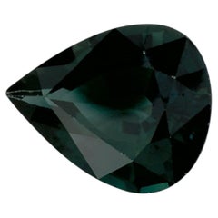 2.47 Ct Green Sapphire Pear Loose Gemstone