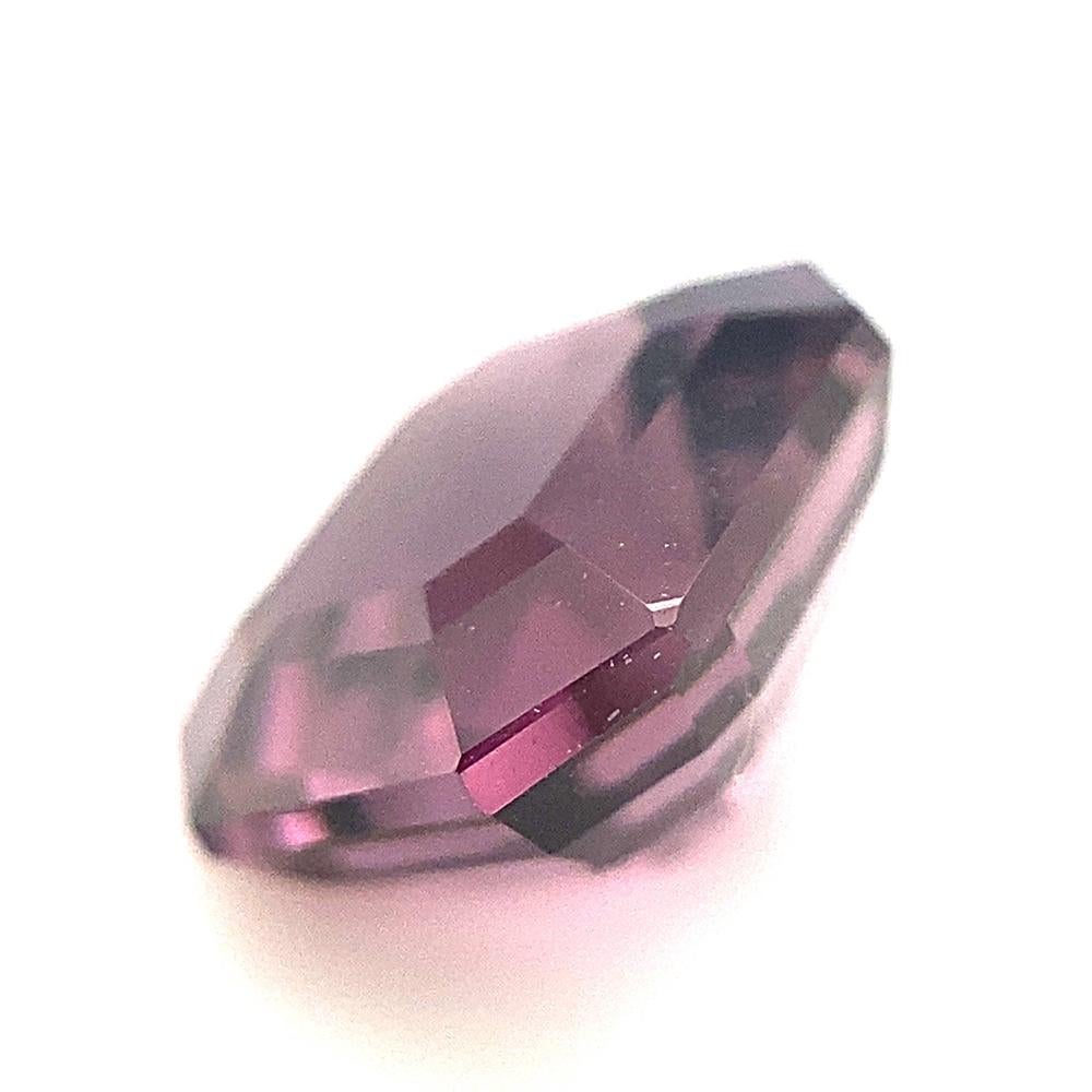 2.47ct Square Purple Spinel from Sri Lanka Unheated In New Condition For Sale In Toronto, Ontario