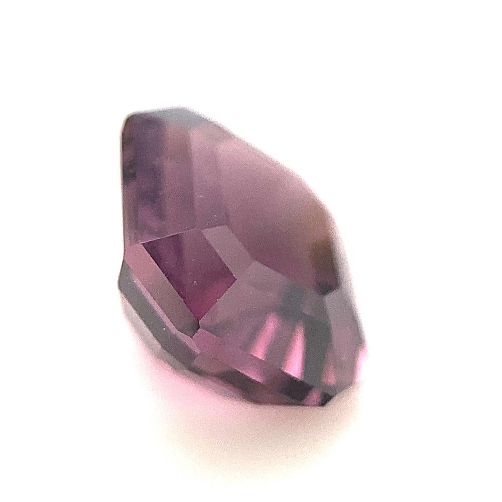 2.47ct Square Purple Spinel from Sri Lanka Unheated For Sale 3