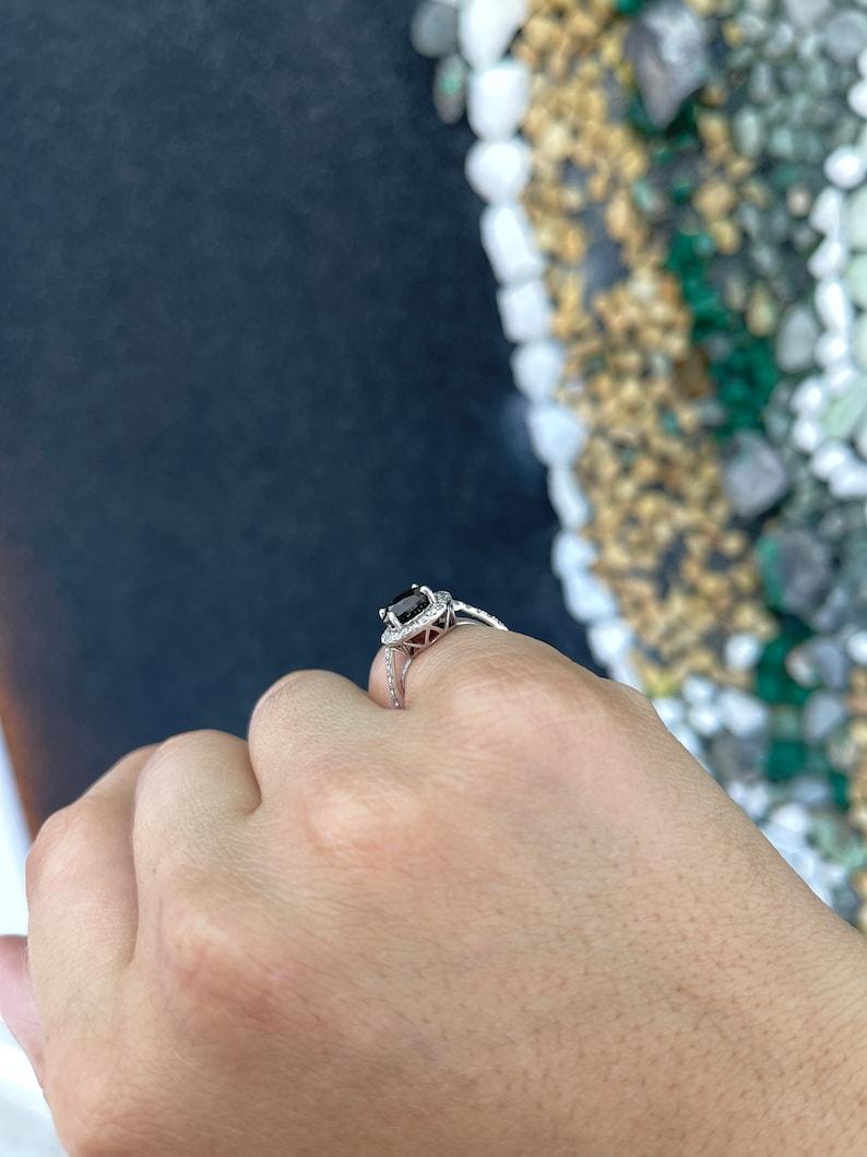 2.47tcw 14K AIG Certified Natural Fancy Dark Brown Diamond Engagement Ring In New Condition For Sale In Jupiter, FL