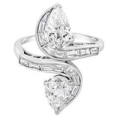 2.48 Carat Pear Statement Modern Nobility High Jewellery  Diamond Ring