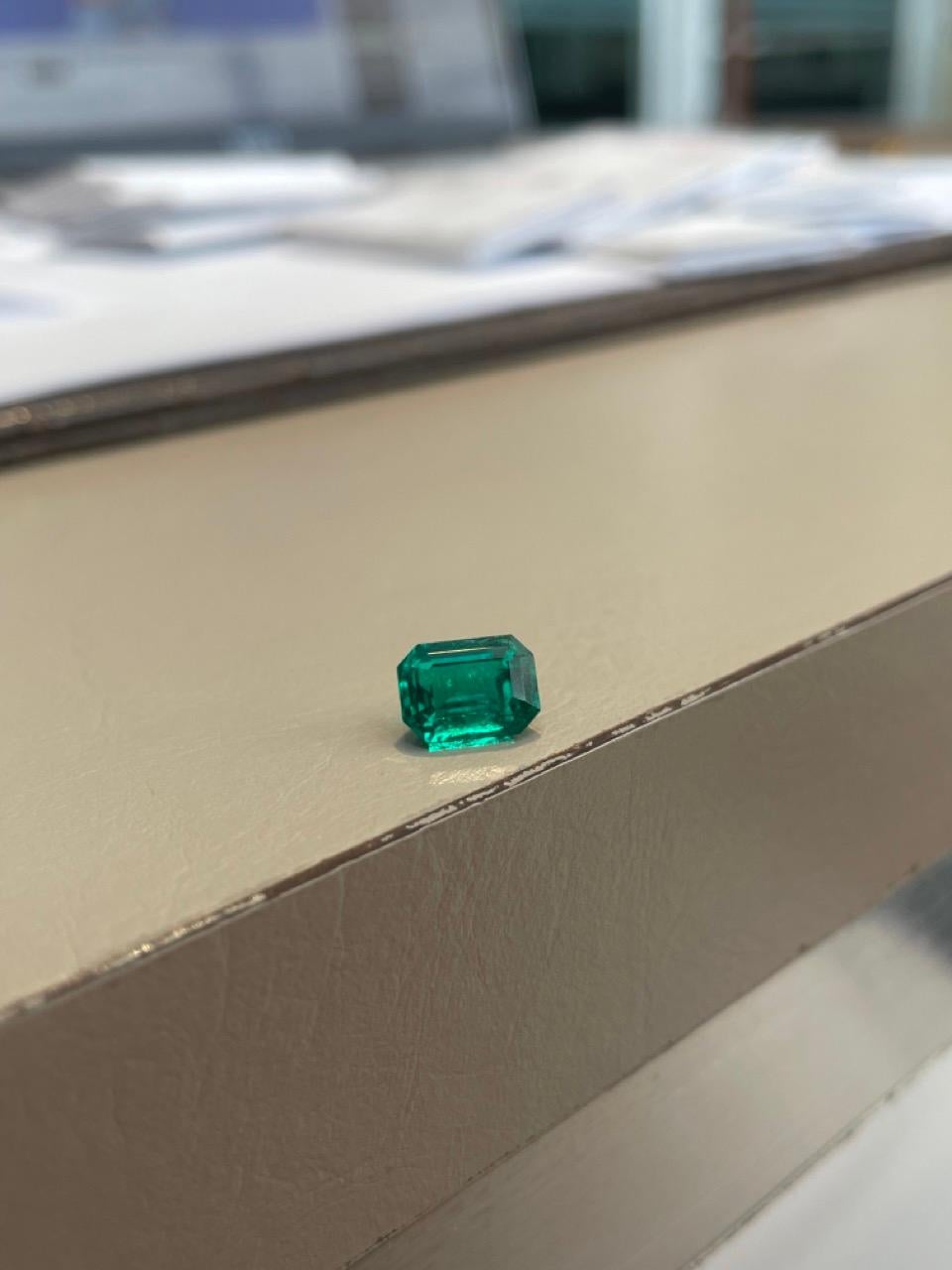 2,48 Karat Oktagon-Schliff AGL-zertifiziert Kein Öl im Angebot 6