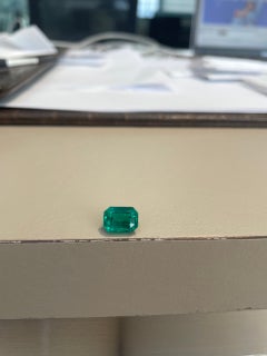 2.48 Carats Octagon Cut AGL Certified No Oil