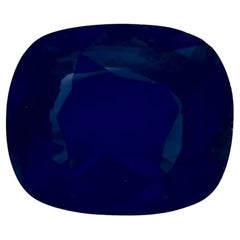 2.48 carati di zaffiro blu a cuscino, gemma sfusa