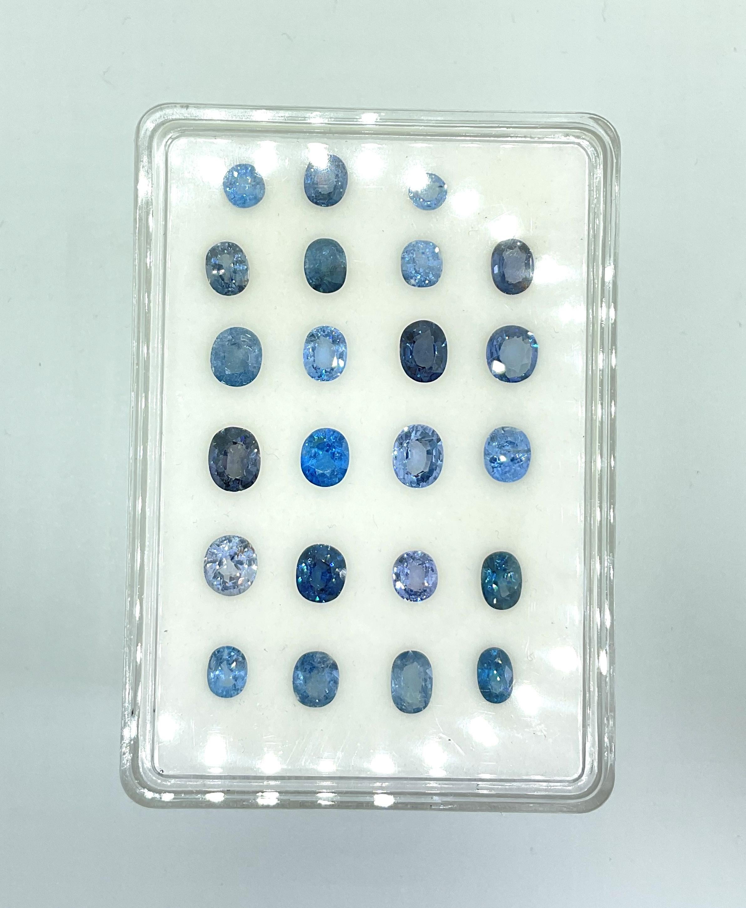 24.86 Carat Blue Spinel Tanzania Oval Faceted Natural Cut stone Fine Jewelry Gem

Weight - 24.86 Carats
Size - 4.5 To 8x6 mm
Shape - Oval
Quantity - 23 Piece