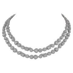 Spectra Fine Jewelry 24.88 Carat Diamond Long Necklace