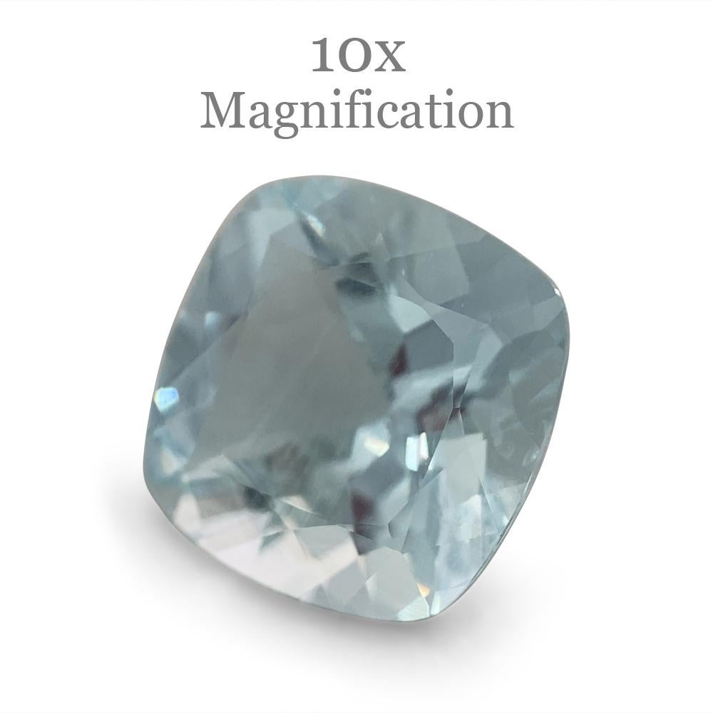 2.48ct Cushion Aquamarine For Sale 5