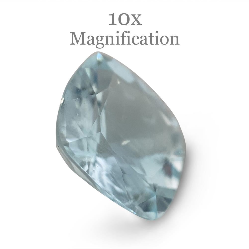 2.48ct Cushion Aquamarine For Sale 10