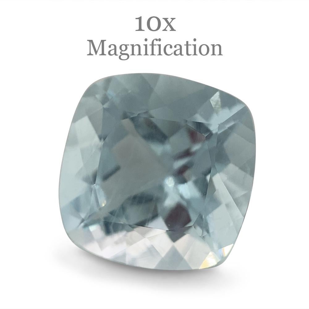 2.48ct Cushion Aquamarine For Sale 4