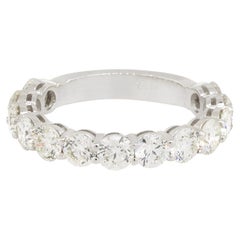 Bracelet en or 14 carats avec diamants taille brillant rond de 2,49 carats