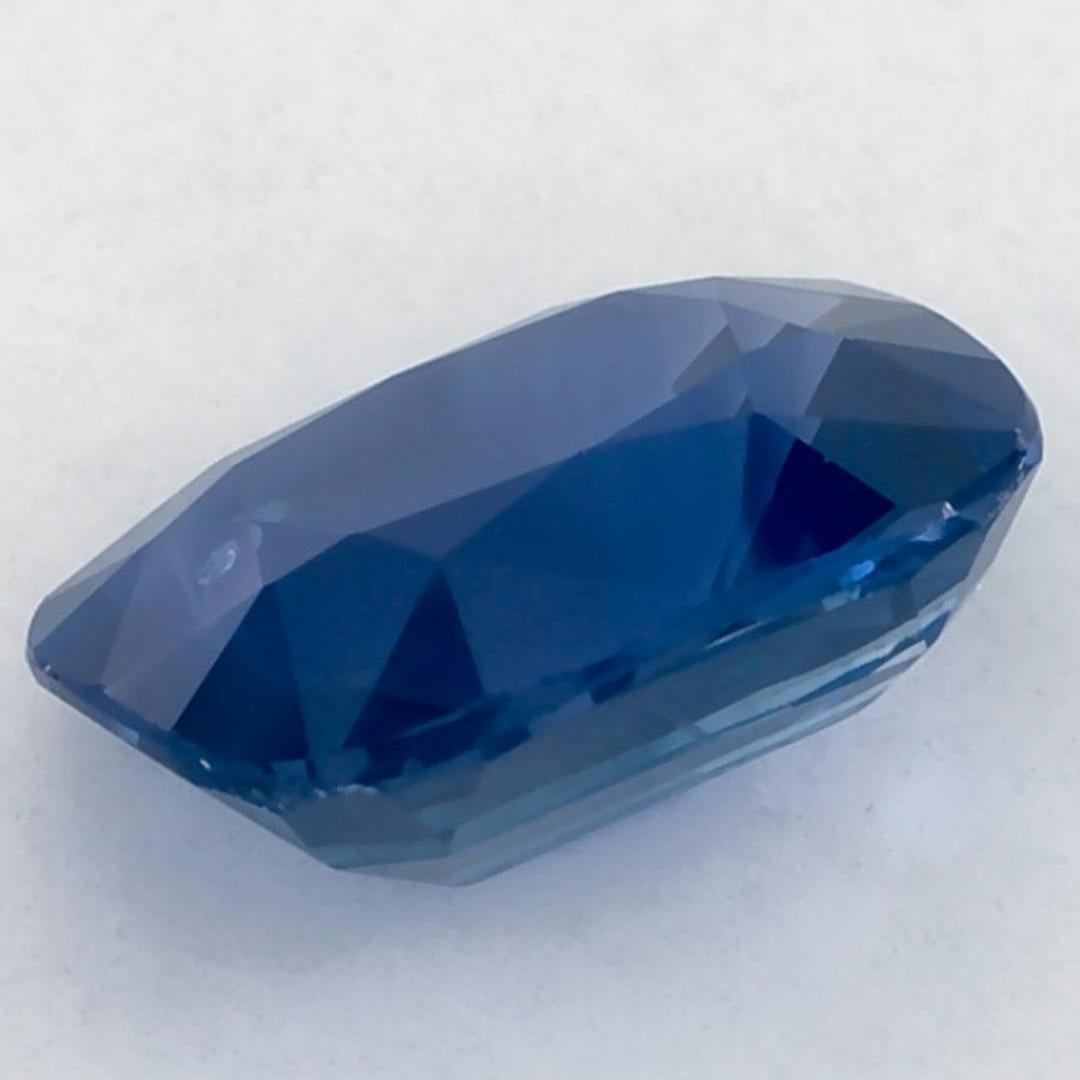 2.49 Karat Blauer Saphir Cushion Loser Edelstein im Angebot 3