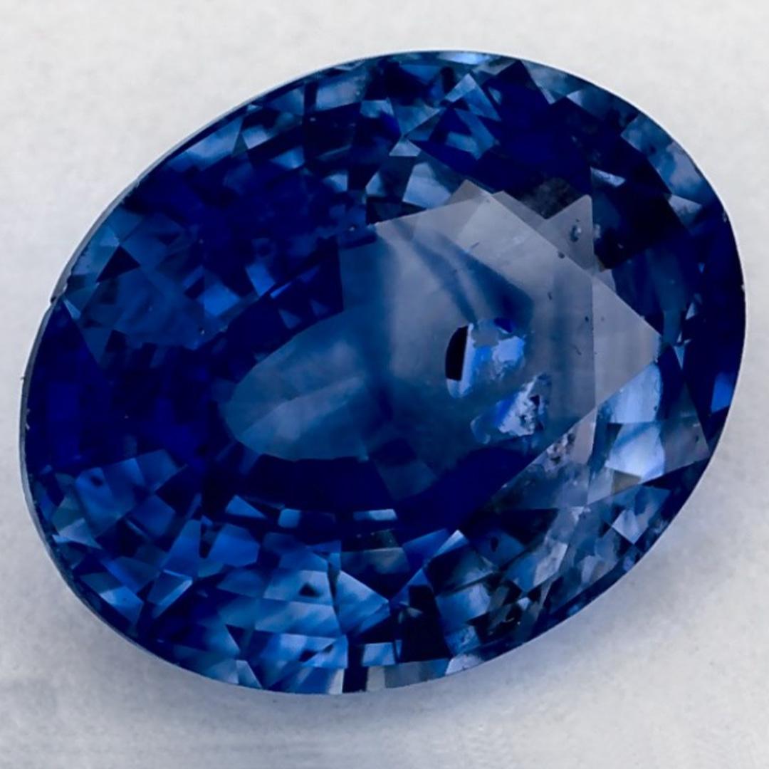 2.49 Karat Blauer Saphir Oval Loser Edelstein (Ovalschliff) im Angebot