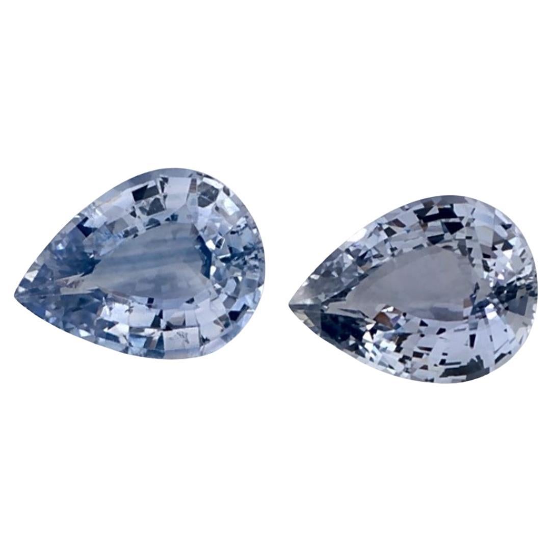 2.49 Ct Blue Sapphire Pear Loose Gemstone