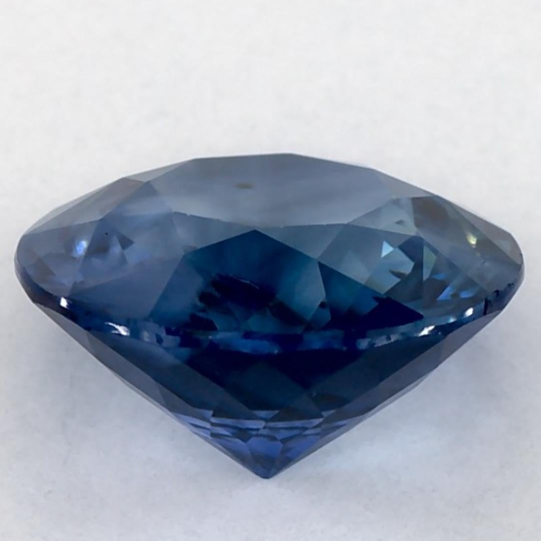 2.49 Karat Blauer runder Saphir, loser Edelstein im Zustand „Neu“ im Angebot in Fort Lee, NJ