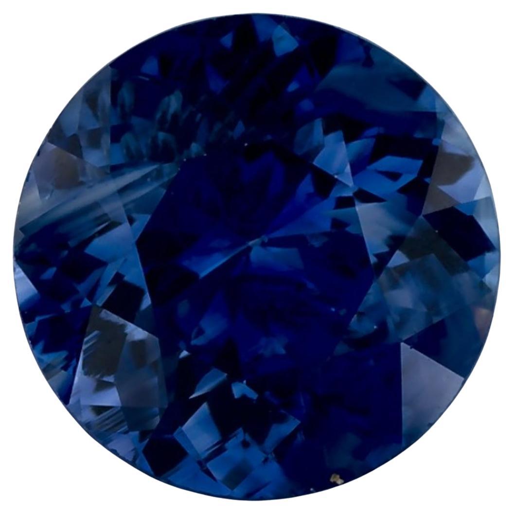 2.49 carati di zaffiro blu rotondo sfuso