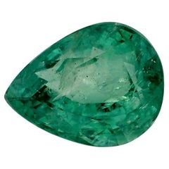Gema suelta de pera esmeralda de 2.49 qt