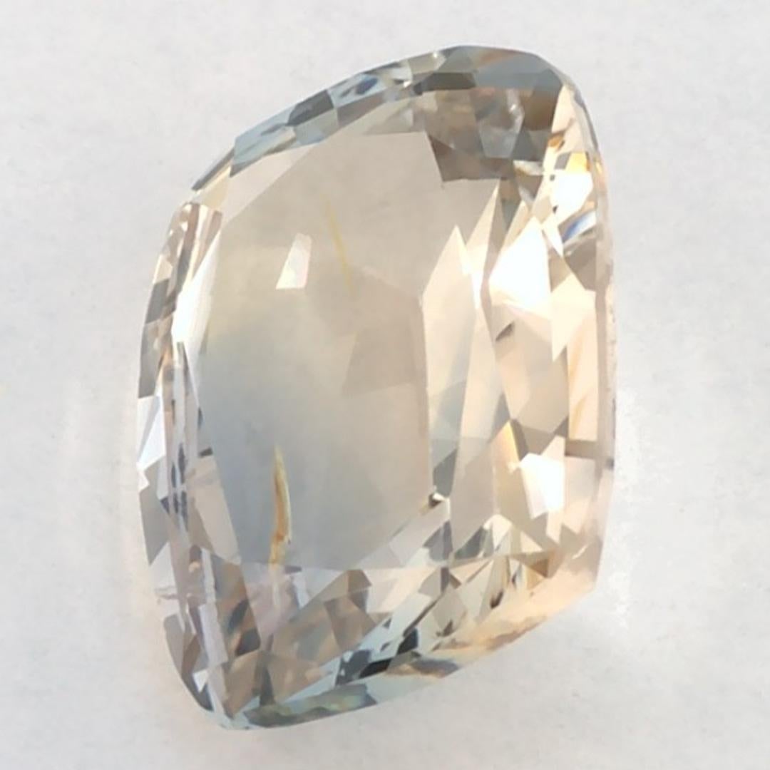 Donna 2.49 carati di zaffiro giallo a cuscino, gemma sciolta in vendita