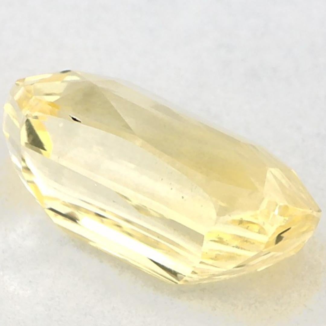 2.49 Ct Yellow Sapphire Cushion Loose Gemstone (pierre précieuse en vrac) en vente 1