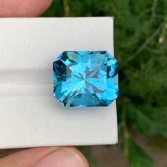 24.90 Carat Natural Loose Sky Blue Color Topaz For Pendant Jewelry African Gems