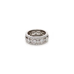 2.49 Total Carat Ladies Prong & Bezel-Set Diamond Band with Antique Milgrain