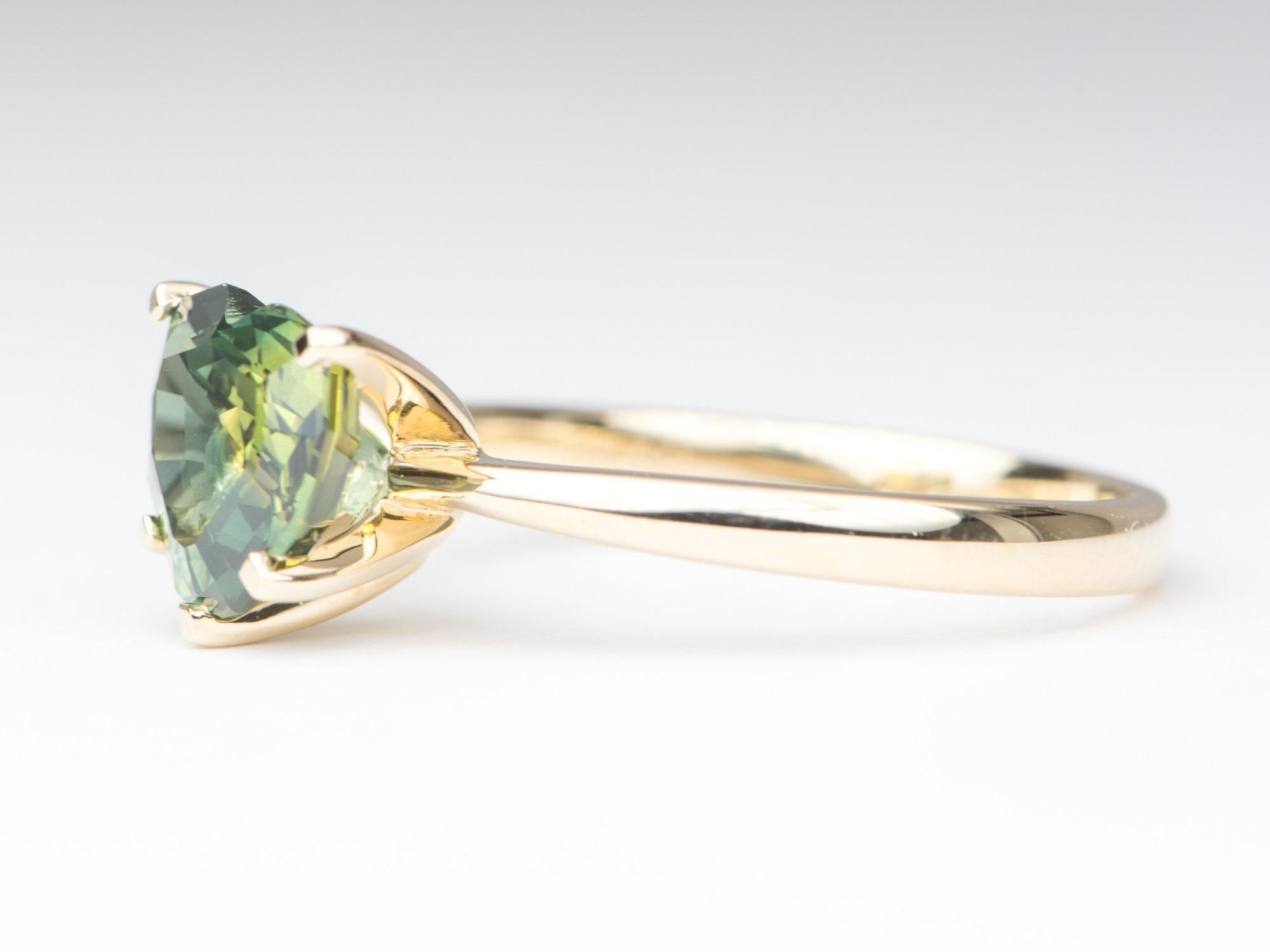 vintage parti sapphire ring