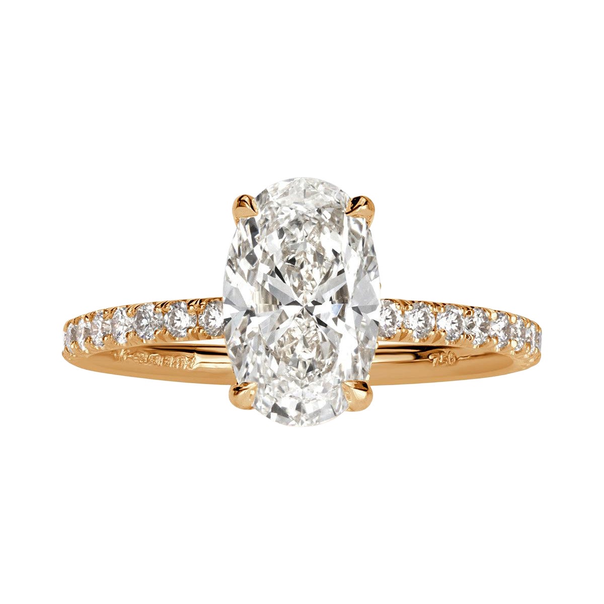 2.49ct Oval Cut Diamond Engagement Ring