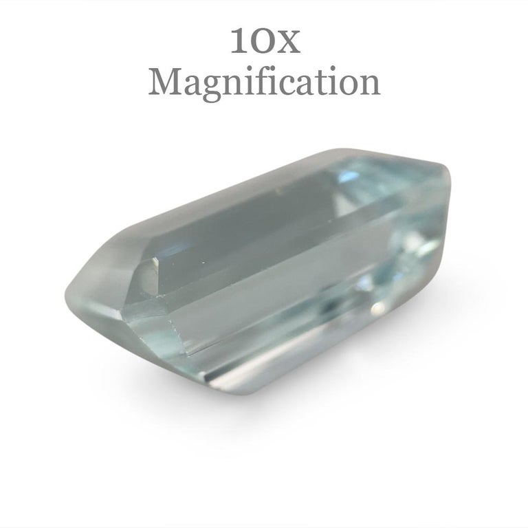 Paire D'aigue-marine Naturelle VVS 24 Carats - Pierre Précieuse Ovale émeraude Taillée, Neuf