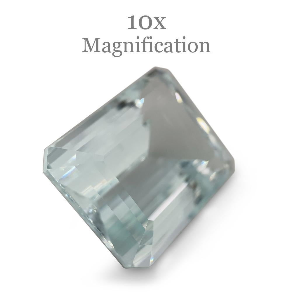 24ct Emerald Cut Aquamarine For Sale 5