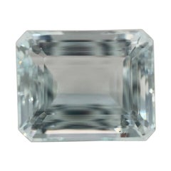 24ct Emerald Cut Aquamarine