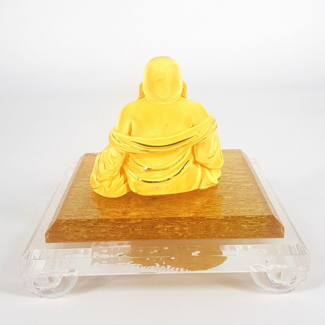 Buddha aus 24 Karat Gelbgold in Vitrinenschachtel für Damen oder Herren im Angebot