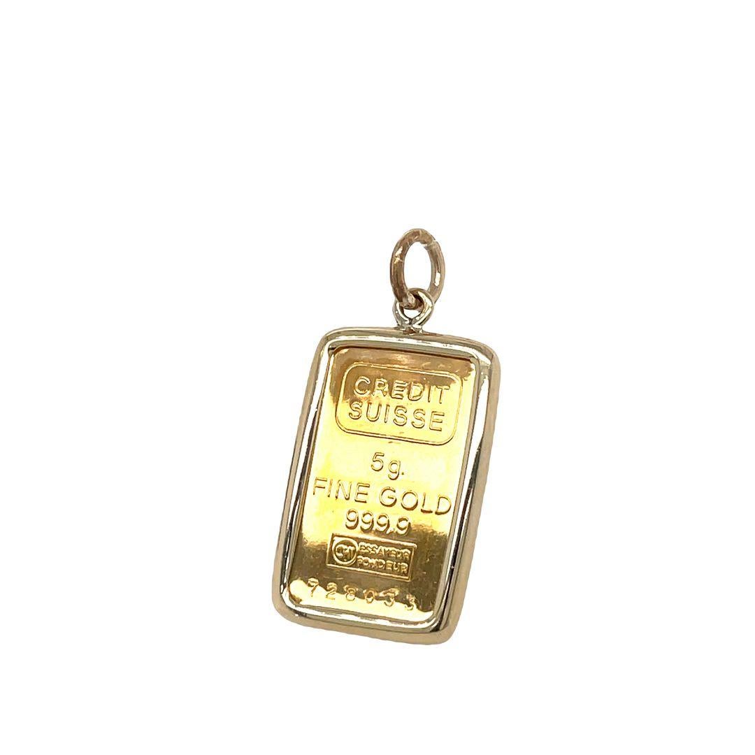 credit suisse 5 gram gold bar