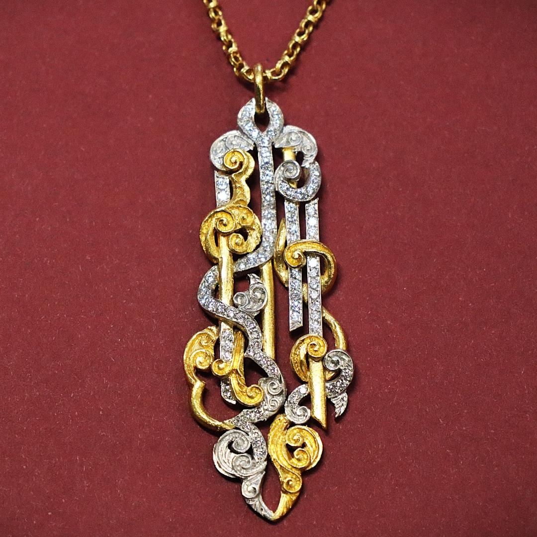 Diamonds (0.65 Carat) 

Crafted with timeless elegance, this 24 karat gold jewelry piece draws inspiration from the ancient civilizations of Anatolia, where empires like the Greeks, Romans, Byzantines, and Ottomans shaped history and beauty. With