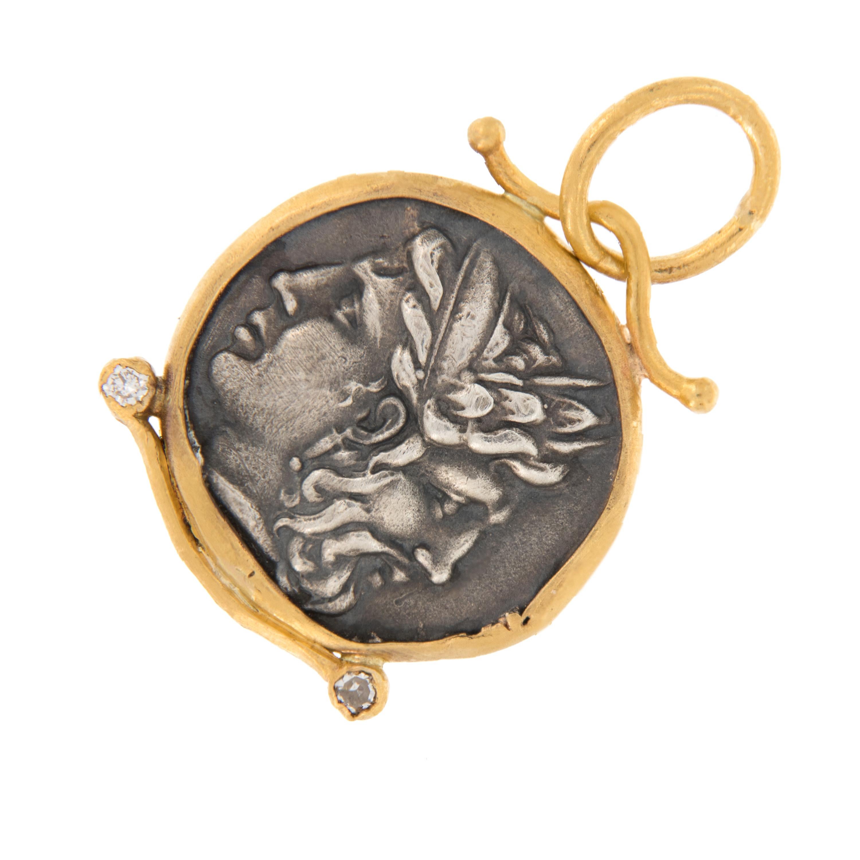 janus coin necklace