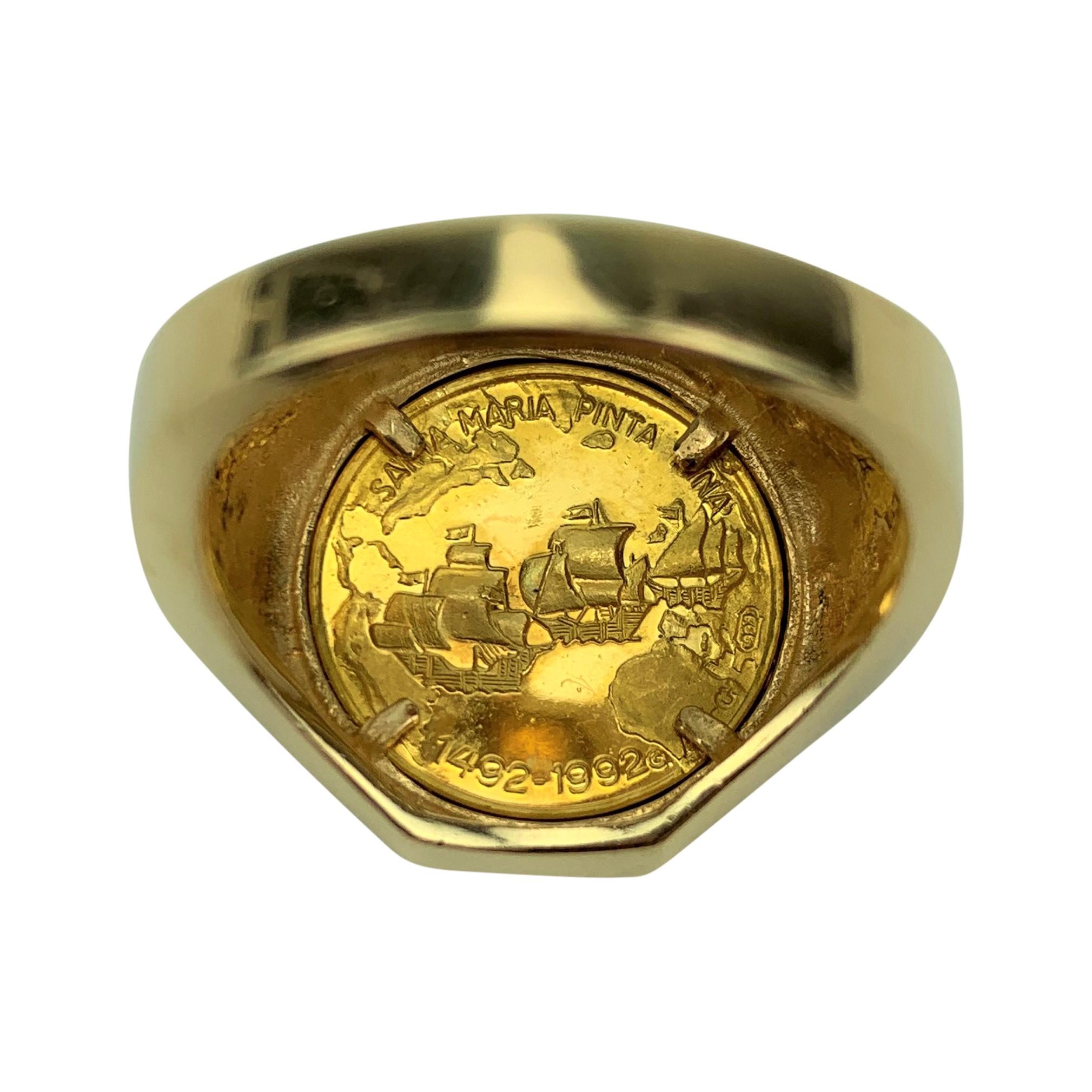 christopher columbus gold coin