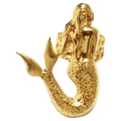 24K Gold Dipped Mermaid Adjustable Ring