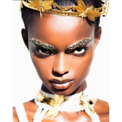 24K Gold Dipped Dragonfly Halo Crown