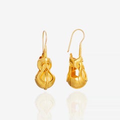 24K Gold Handcrafted Hercules Knot Earring