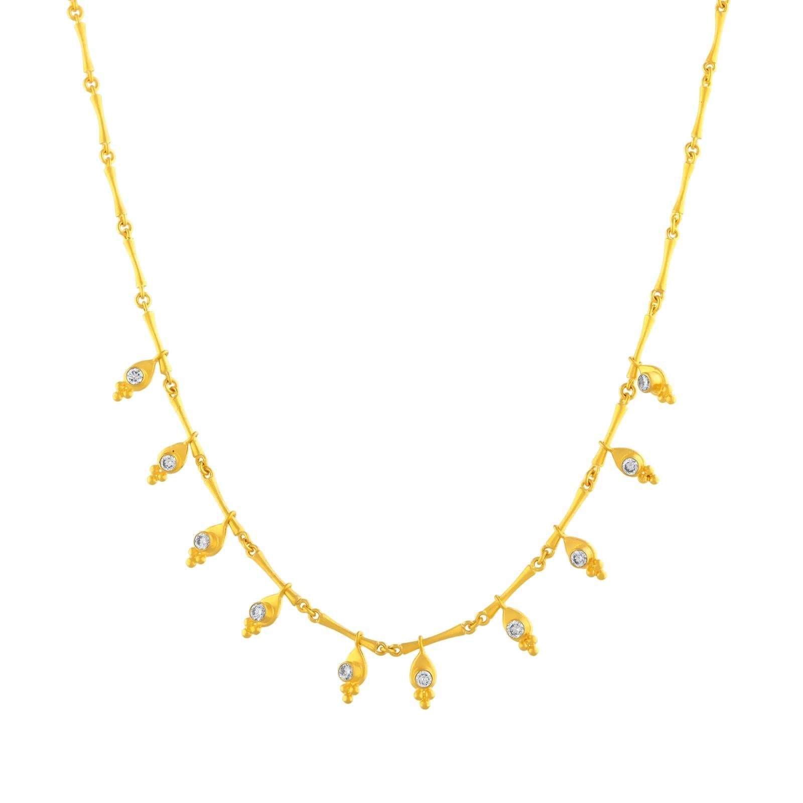 Diamonds (0.80 carats) 

Crafted with timeless elegance, this 24 karat gold jewelry piece draws inspiration from the ancient civilizations of Anatolia, where empires like the Greeks, Romans, Byzantines, and Ottomans shaped history and beauty. With