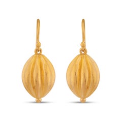 24k Gold Handmade Ottoman Earrings for Woman