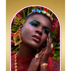 24K Gold Lion Cuff Plated on Brass