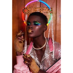 24K Gold Pearl Choker Necklace Plated on Brass