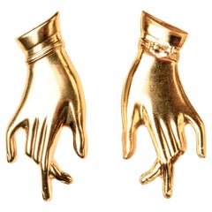 Boucles d'oreilles en plaqué or 24K