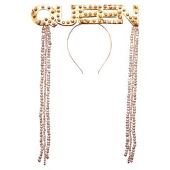 24K Gold Plated Queen Pearl Headpiece
