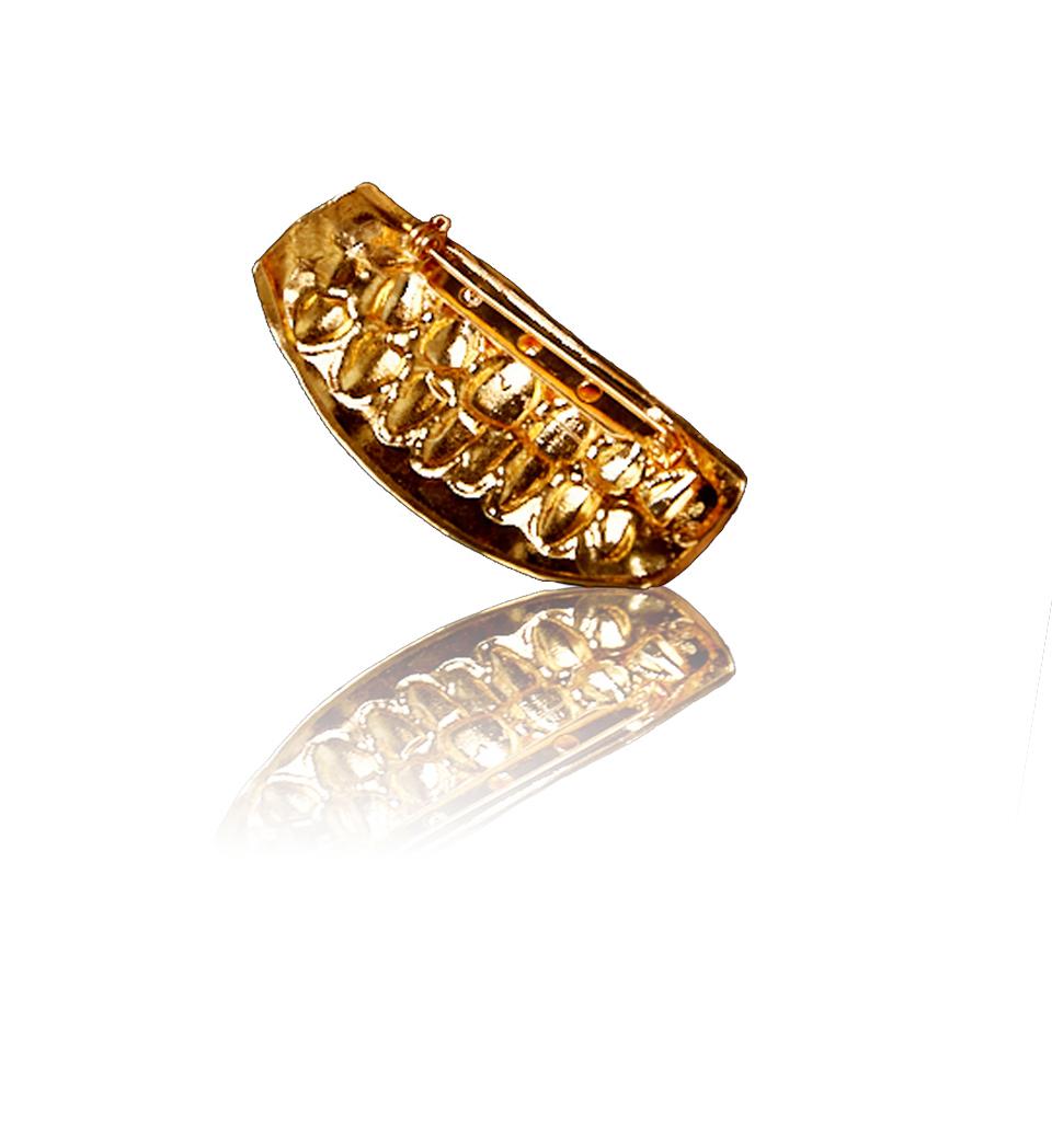 24k Gold Teeth Grillz Cuff 