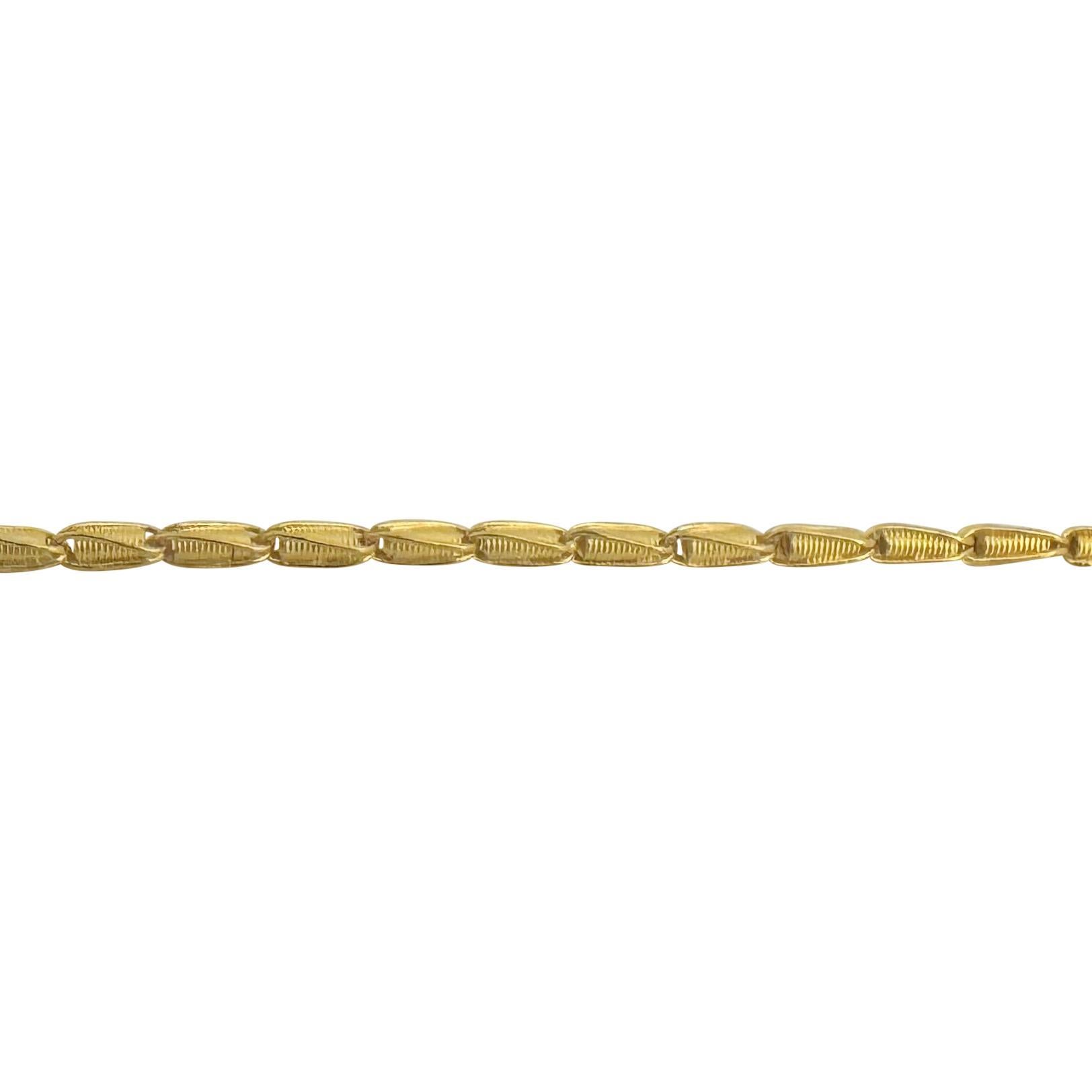 24k reines Gelbgold 16,5 g Damen 2,5 mm Ausgefallene Gliederkette Halskette 18